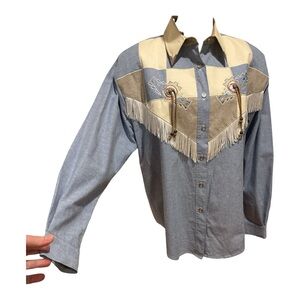 Veste à Fermeture éclair Femme 1849 Authentique Ranchwear - Taille XXXL - Rodéo Western, Made In USA